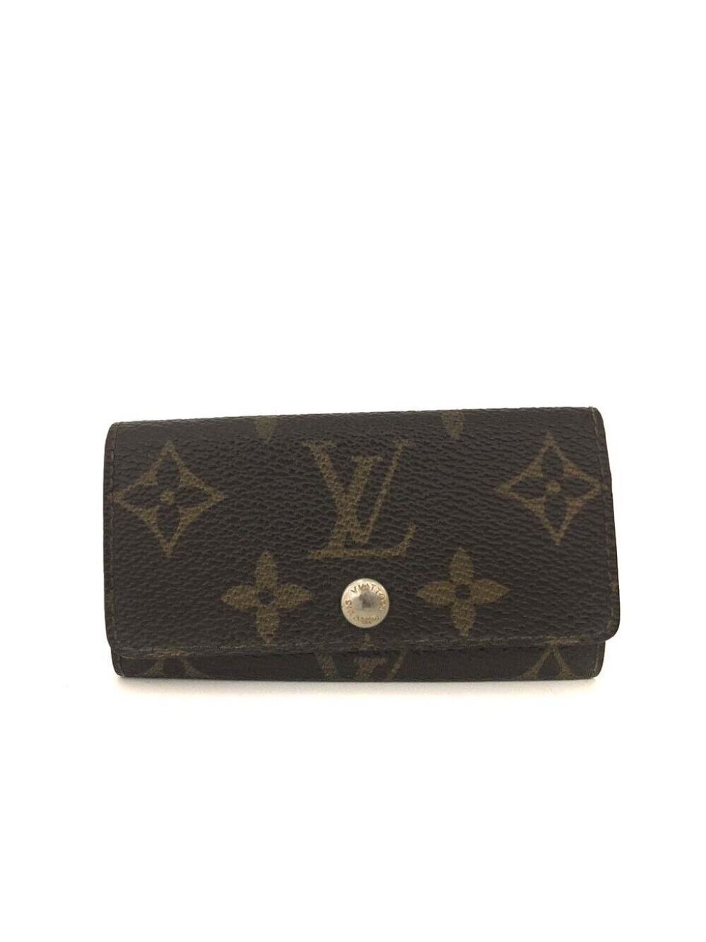 Louis Vuitton Monogram Multicles 4 Ring Key Case Brown/2BJ2084 101225
